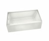 Bain exhibit 60 x 30 droit blanc ISF AFR